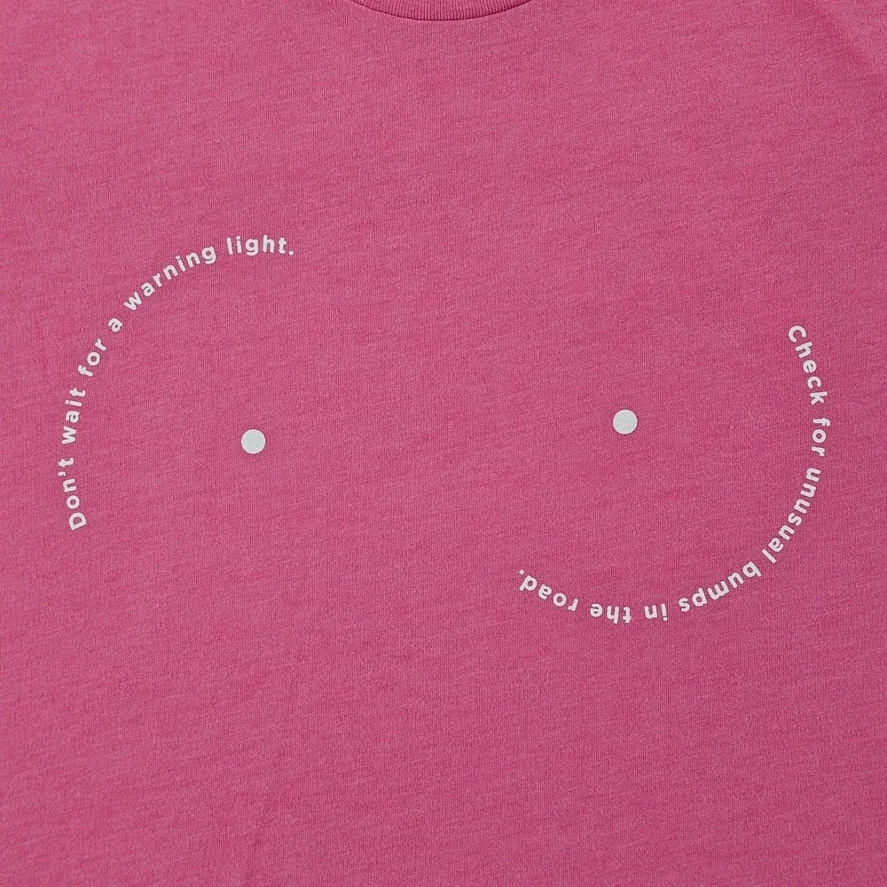 Pink Breast Cancer Awareness Graphic T Shirt Ed Morse Drive For A Cause Medium - Picture 2 of 11